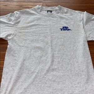 Vintage 90s Authentic No Fear Football Themed‎ Cotton Made USA Gray Preshrunk L